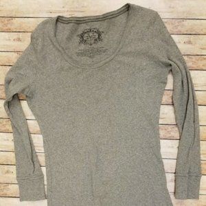Scoop Neck Long Sleeve Top